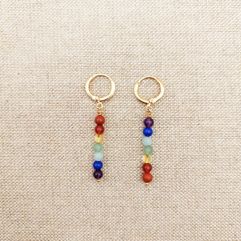 Boucles d'Oreilles 7 CHAKRAS
