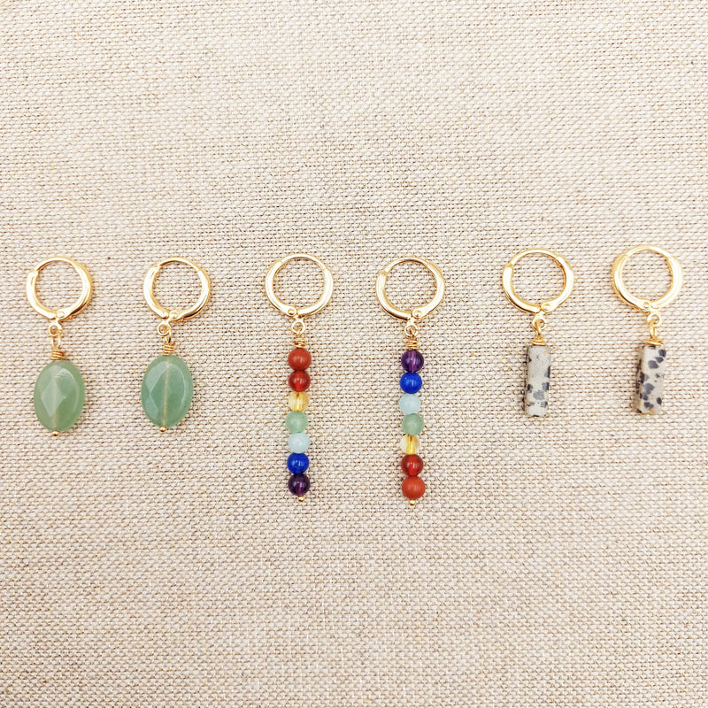 Boucles d'Oreilles 7 CHAKRAS